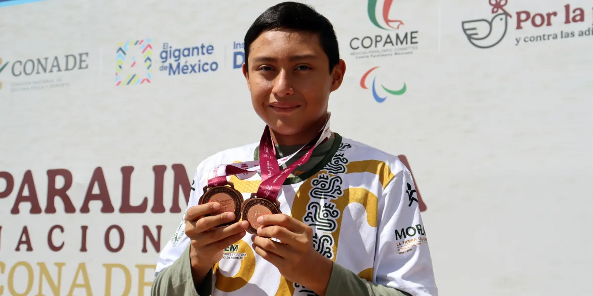 Ángel Gutiérrez gana segunda medalla en paranatación durante la Paralimpiada Nacional Conade 2025