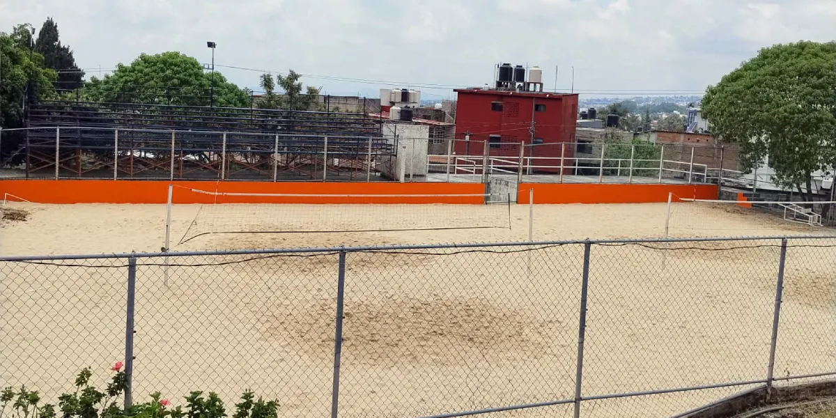 Destacó la rehabilitación de la cancha de voleibol de playa.