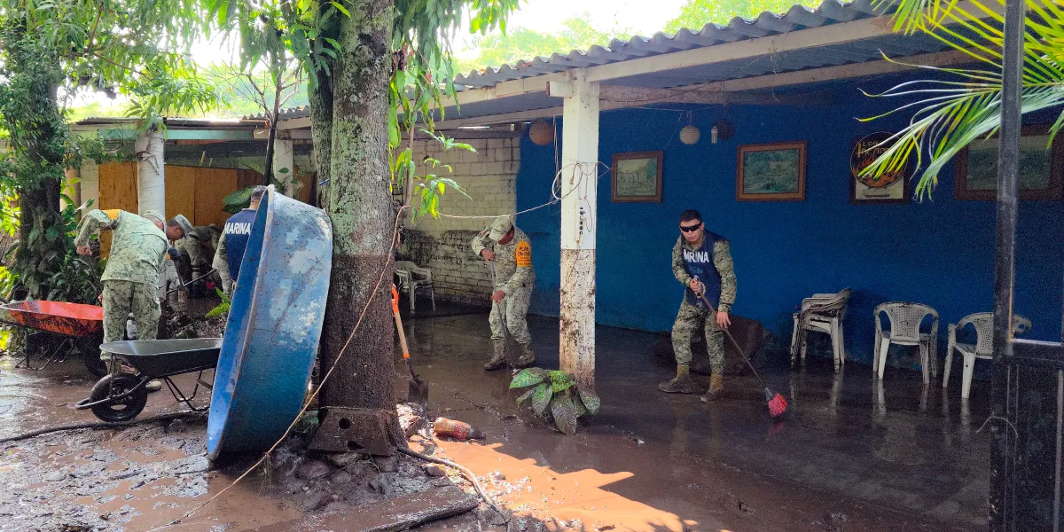 Aplican plan DN-III-E en apoyo a damnificados por inundación en Tepalcingo
