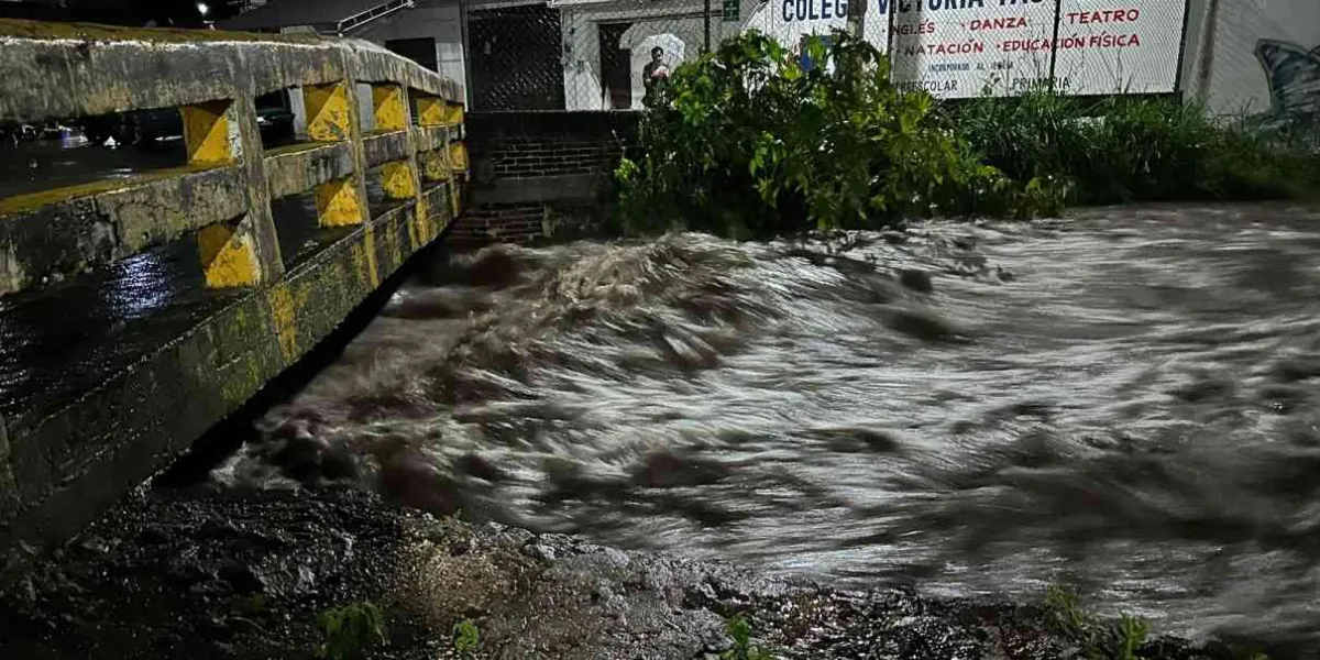 Río Yautepec y barrancas en riesgo de desbordarse: PC