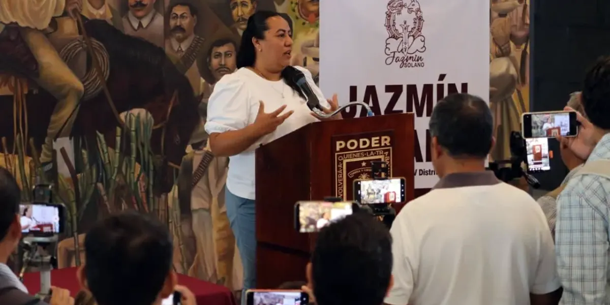 La diputada Jazmín Solano impulsa una reforma para fortalecer la participación de las mujeres en la política.