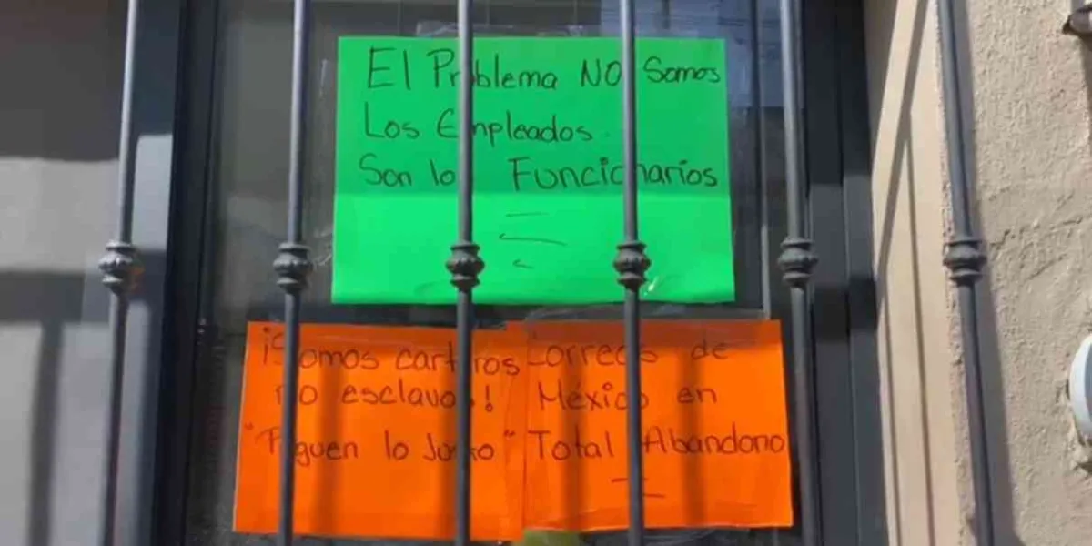 Trabajadores de Correos protestan por falta de recursos y bajos salarios