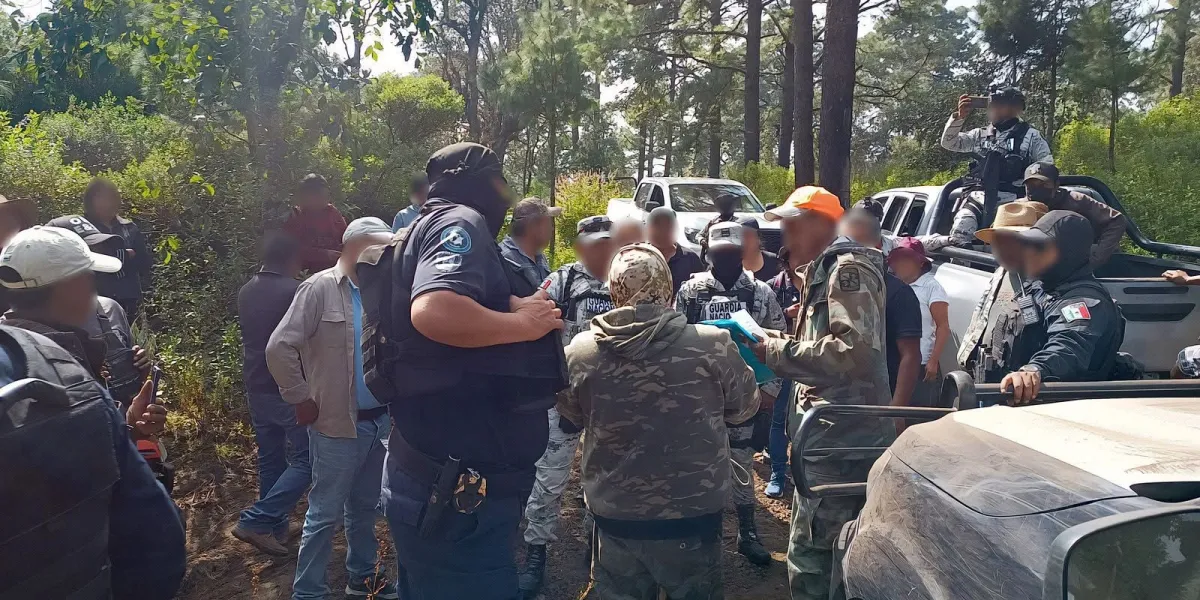 Detención de cinco sujetos en el Parque Nacional Tepozteco, por realizar caza furtiva de especies silvestres 
