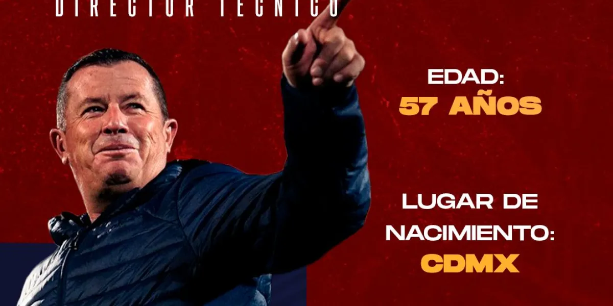 Ricardo Carbajal, nuevo técnico del Atlante.