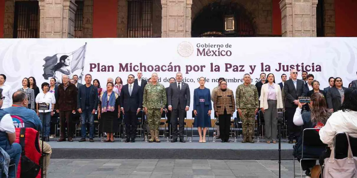 Presenta Sheinbaum el Plan Michoacán por la Paz y la Justicia