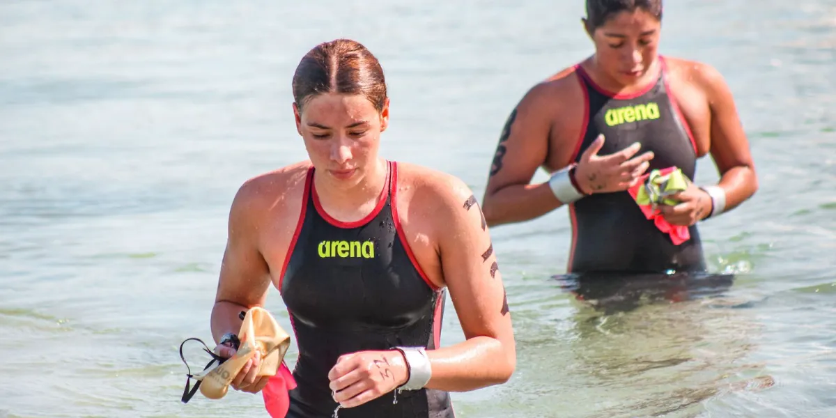 Regina Cuevas, nadadora morelense.