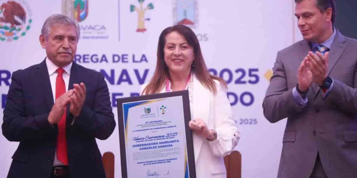 Distinguen a MGS con la Venera Cuernavaca 2025