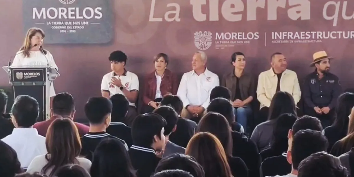 La gobernadora Margarita González Saravia reiteró su compromiso con la educación y anunció que su sexenio contempla más de mil obras en Morelos.