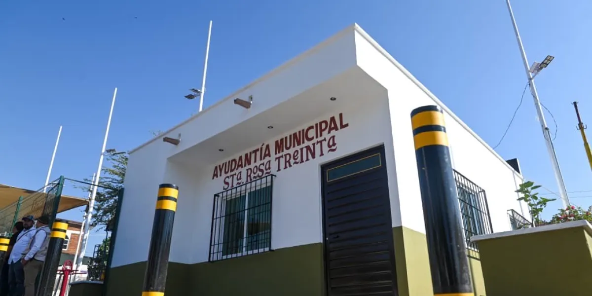 La gobernadora Margarita González Saravia inauguró las nuevas instalaciones de la ayudantía de Santa Rosa Treinta en Tlaltizapán, como parte de una inversión de 43.7 millones de pesos en infraestructura.