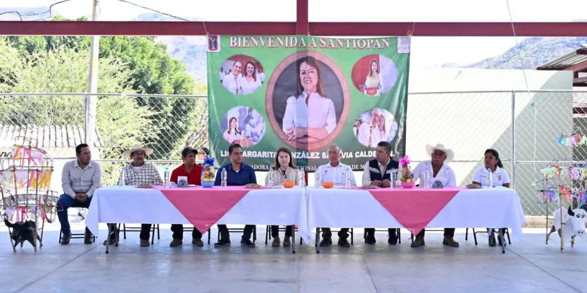 Gobernadora anuncia Plan Sierra de Huautla para impulsar desarrollo en Santiopan, Tlaquiltenango