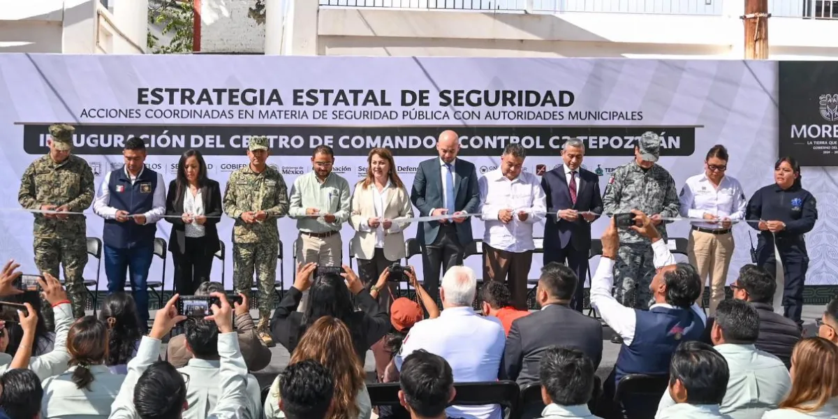 Inauguran primer Centro de Comando y Control C2 en Tepoztlán para fortalecer la seguridad en Morelos