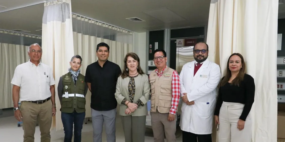 Gobernadora supervisa avances del Hospital General de Jiutepec previo a su puesta en marcha