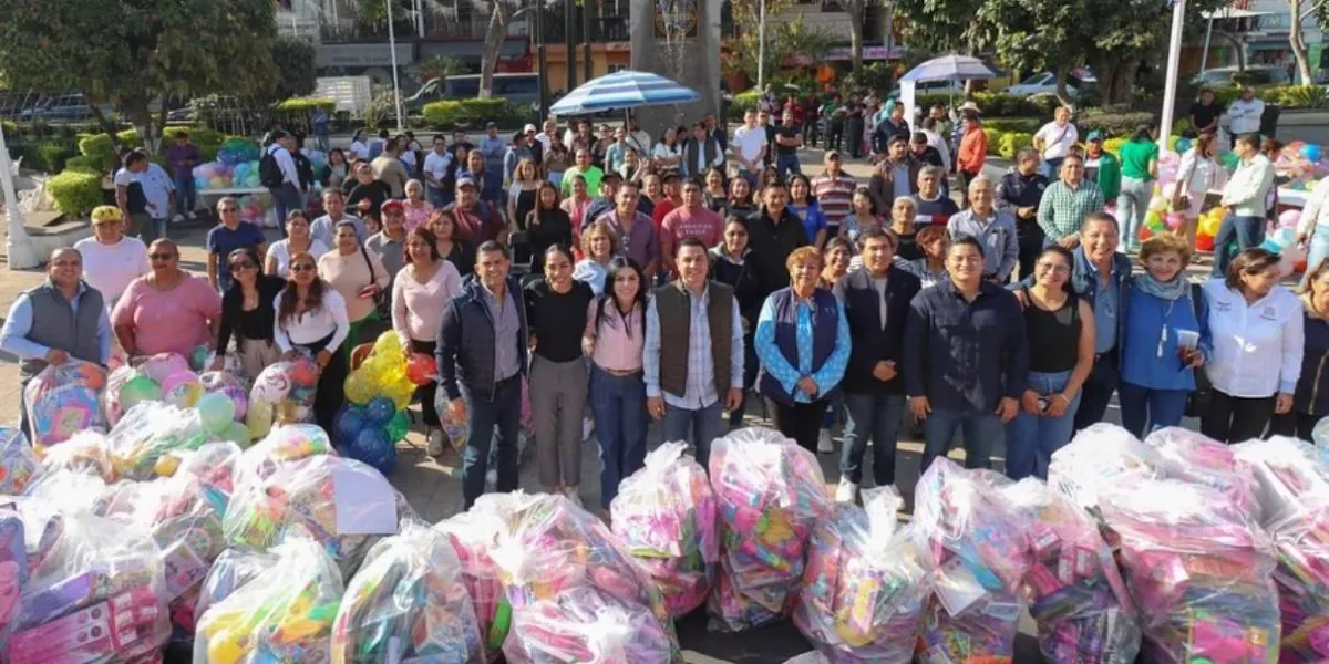 DIF Jiutepec entrega más de 16 mil juguetes por el Día de Reyes Magos