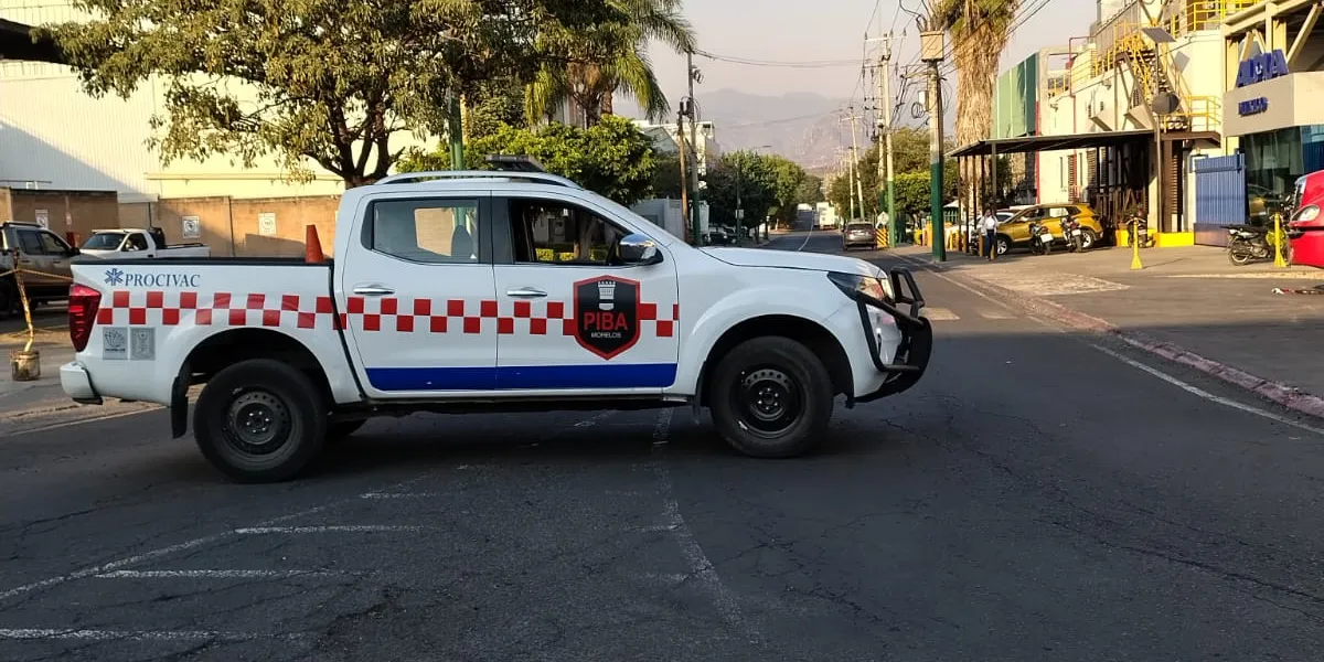 Una fuga de gas en la zona industrial de la colonia Ciudad, en Jiutepec, generó movilización de emergencia y el cierre de la calle 40 Norte. No hubo lesionados.
