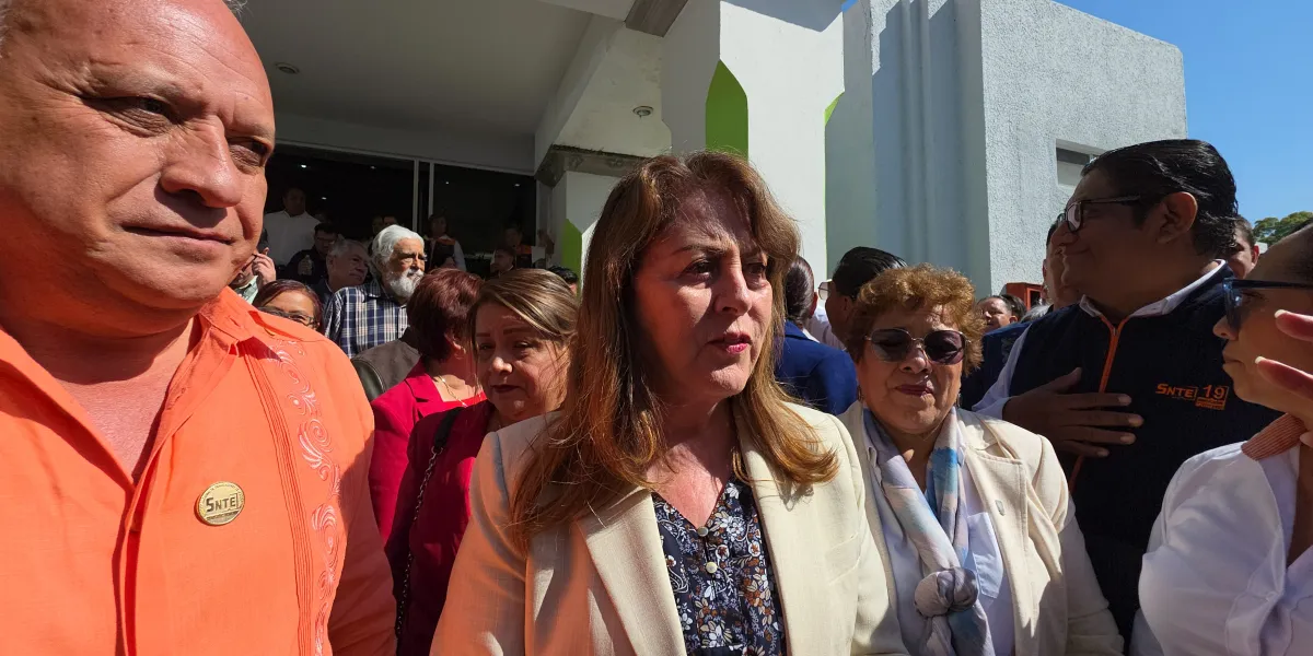 Margarita González Saravia aseguró que mantiene diálogo constante con el SNTE para atender demandas del magisterio, como pagos a jubilados y basificación.