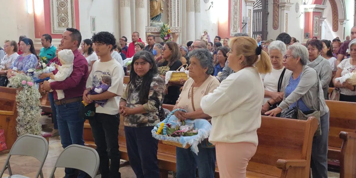 Feligreses de Cuautla celebran el Día de la Candelaria con misas y bendición del Niño Dios