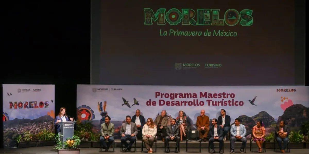 La gobernadora Margarita González Saravia presentó el Programa Maestro de Desarrollo Turístico Morelos 2024-2030, enfocado en turismo comunitario y sostenible.