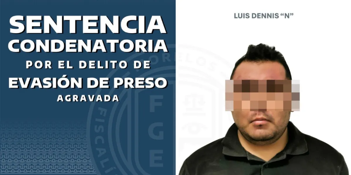 Sentencian a 17 años de prisión a ex custodio del CEMPLA por evasión de preso y tentativa de homicidio