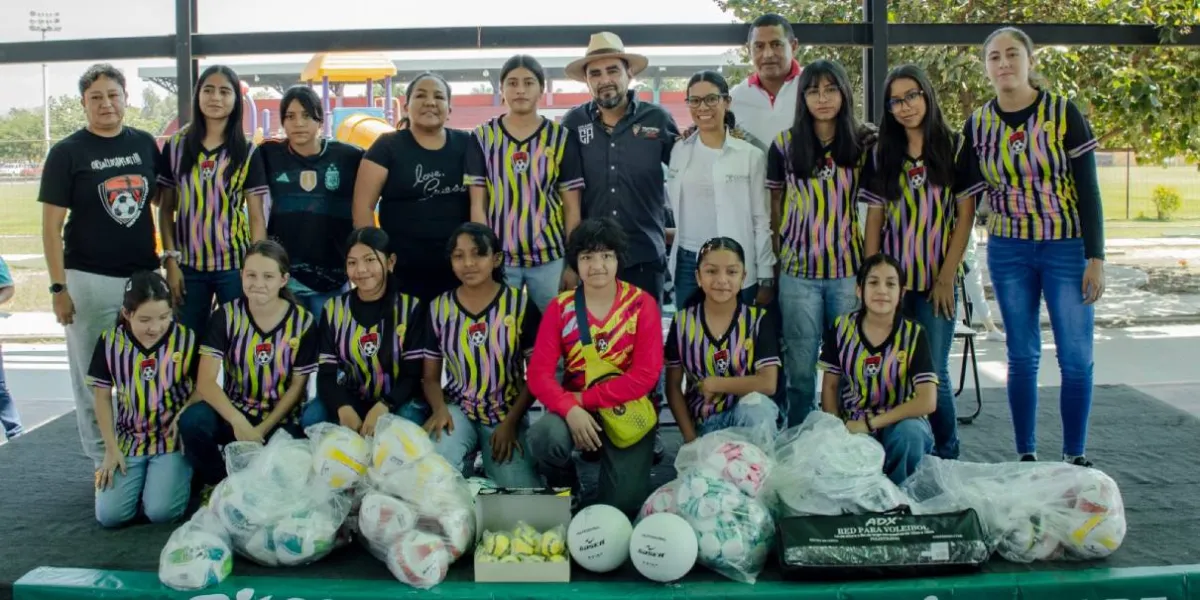 Conade entrega material deportivo en Yautepec para fortalecer centros comunitarios