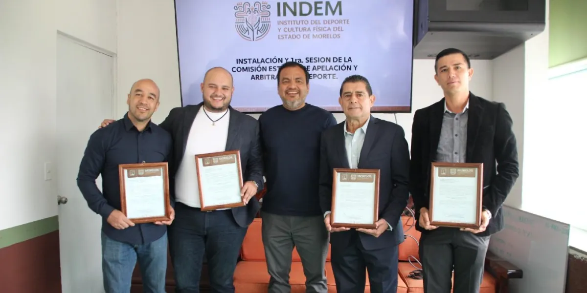 Morelos instala Comisión de Apelación y Arbitraje del Deporte
