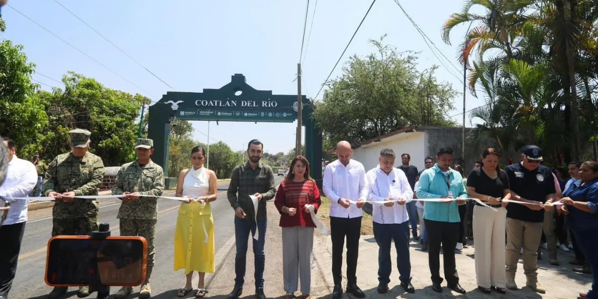 La gobernadora Margarita González Saravia inauguró arcos de seguridad en Tetecala y Coatlán del Río, además de impulsar empleo y proyectos educativos.