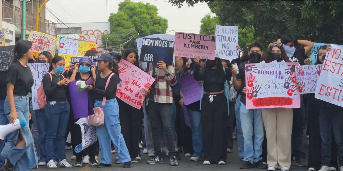 Estudiantes de la UAEM protestan y mantienen paro para exigir seguridad y justicia por Kimberly y Karol