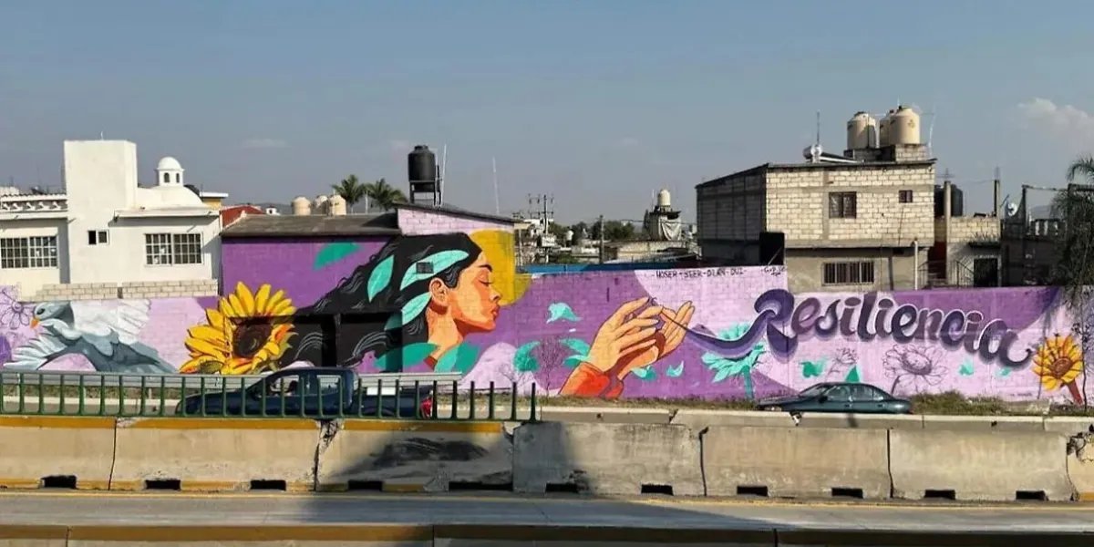 Murales de arte urbano en Cuernavaca son vandalizados en el Paso Exprés