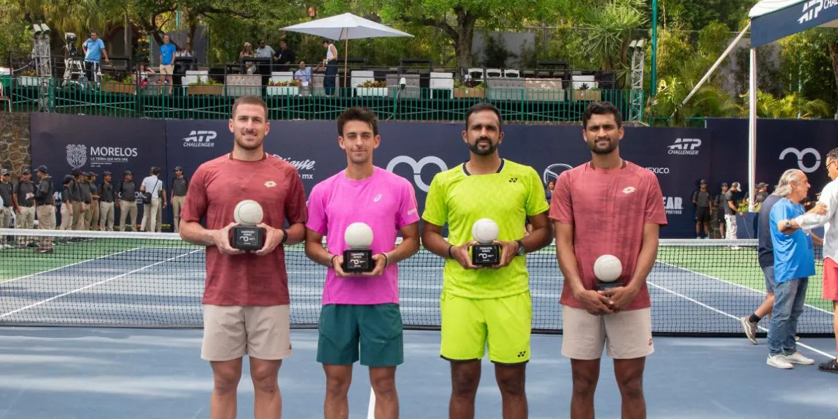 Andrade y Gómez conquistan el título de dobles en el Morelos Open 2026