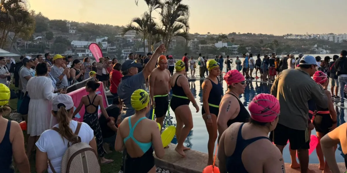 Tequesquitengo recibe selectivo de aguas abiertas rumbo a Olimpiada Nacional 2026