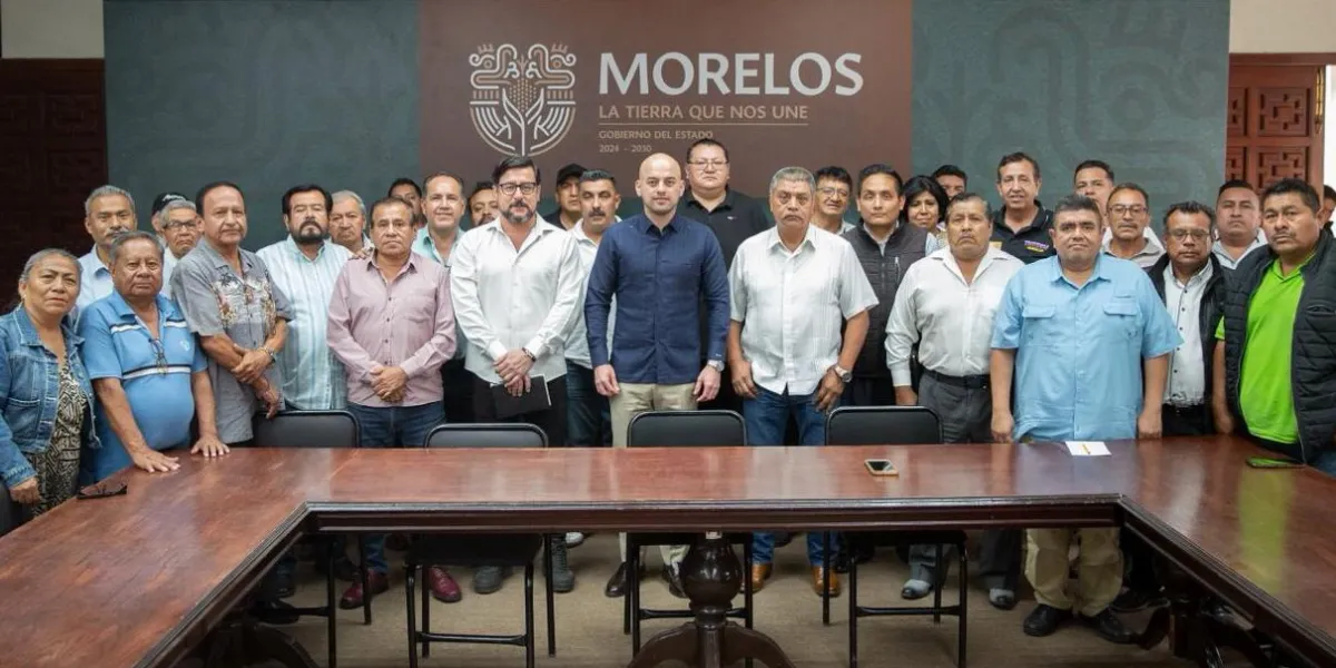 Gobierno de Morelos fortalece diálogo con transportistas para atender necesidades del sector