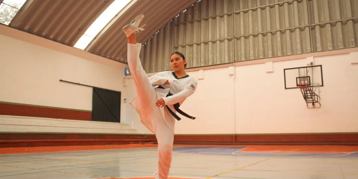 Viviana Athenea, taekwondoina de Morelos que inspira a nuevas generaciones