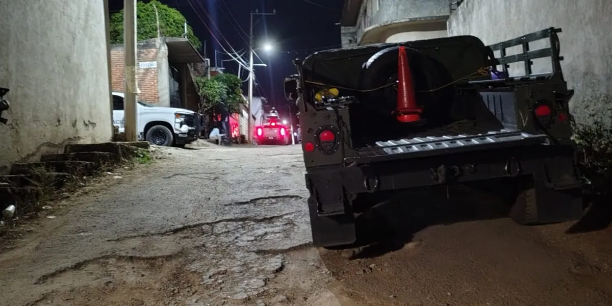 Un hombre fue asesinado a balazos en la colonia Lomas de Zoquipa; autoridades mantienen operativo sin detenidos.