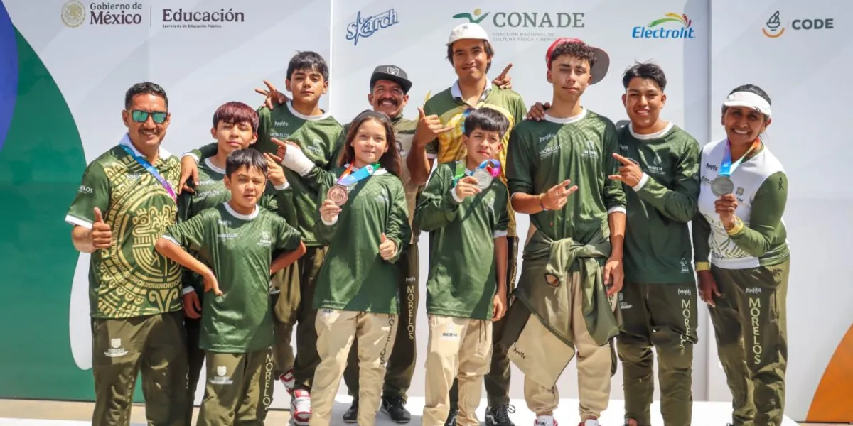 Ciclistas morelenses ganan medallas en BMX freestyle park de la Olimpiada Nacional Conade 2026