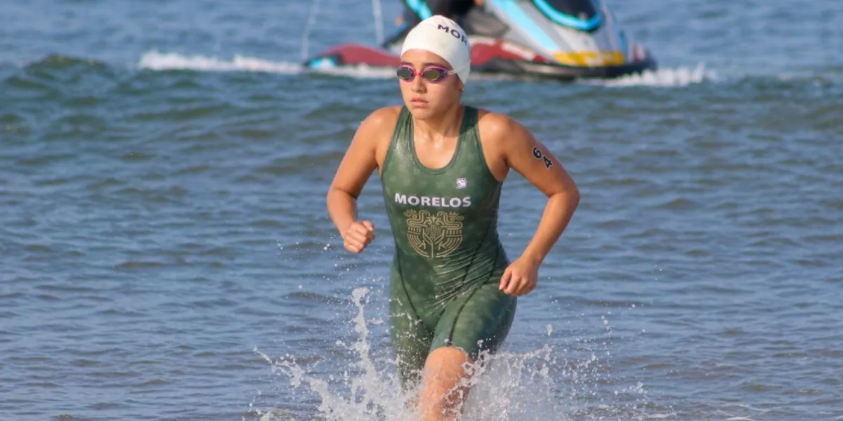 Themis Martínez logra séptimo lugar en acuatlón de la Olimpiada Nacional Conade 2026