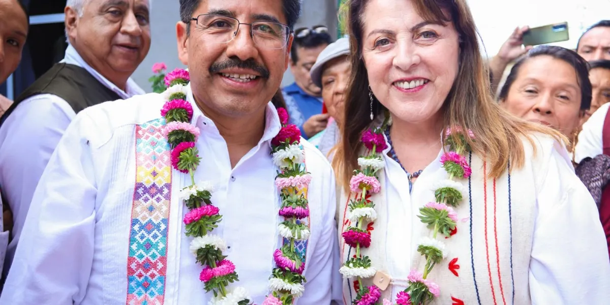 Margarita Gobernadora Morelos y Hugo Aguilar 