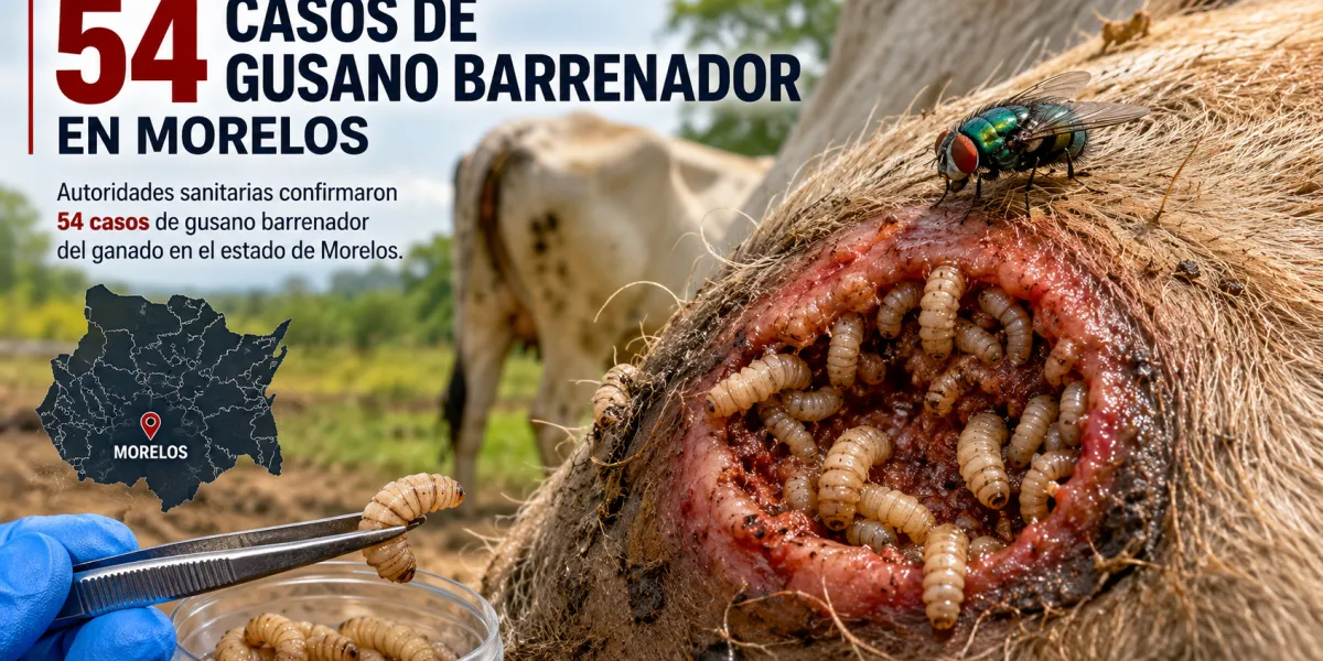 Gusano barrenador en Morelos