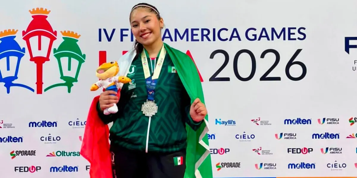 Viviana González gana plata en taekwondo en los FISU America Games 2026