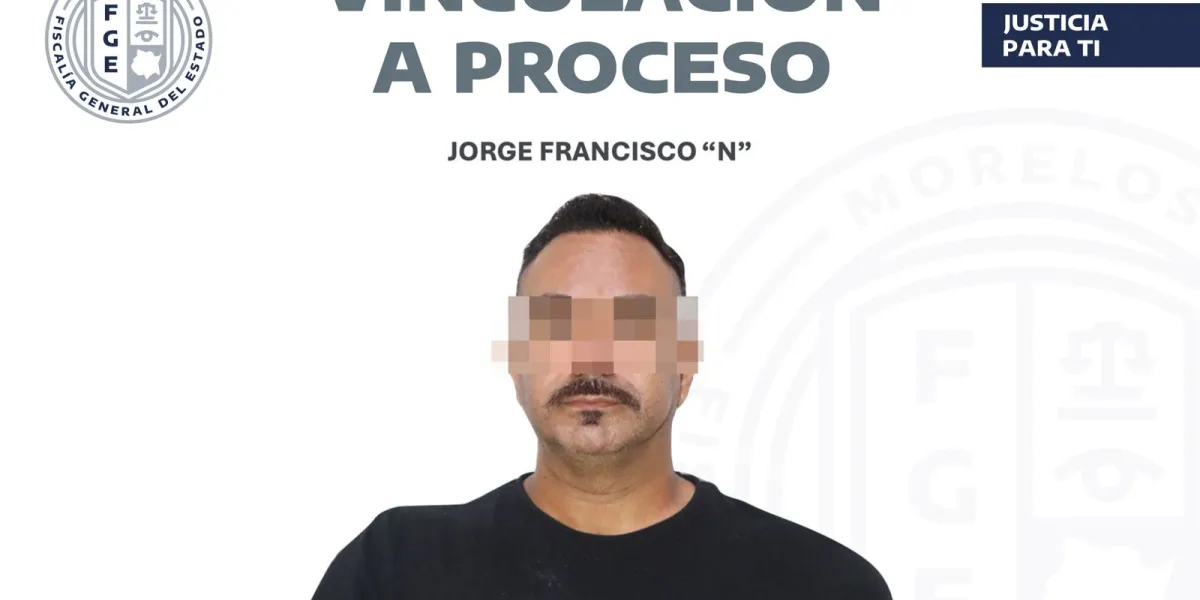 Jorge Francisco “N” fue vinculado a proceso por presunta violación en Cuernavaca y permanecerá en prisión preventiva mientras continúa la investigación.