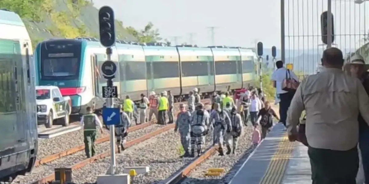 ¡Susto en el Tren Maya! Convoy descarrila en Campeche con 123 pasajeros