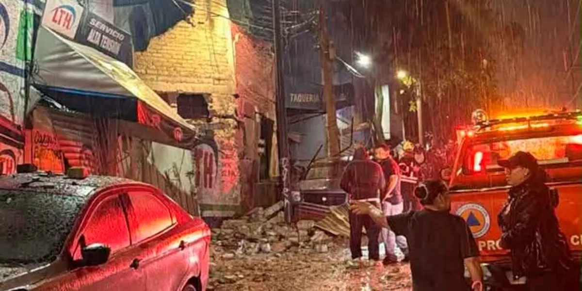Explosión en taquería de Álvaro Obregón deja un muerto y 11 heridos