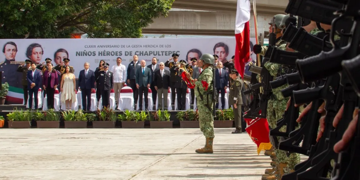 Morelos conmemora el 179 aniversario de la Gesta Heroica de los Niños Héroes