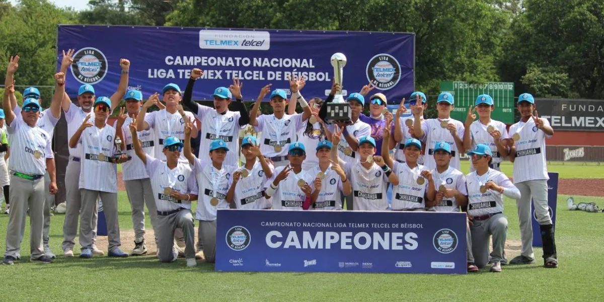 Chihuahua se corona bicampeón del Campeonato Nacional Liga Telmex Telcel de Béisbol Pre-Junior