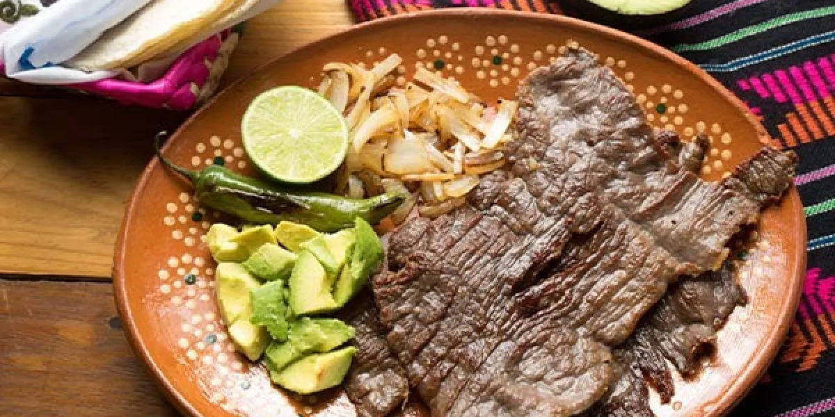 Plato de cecina Yecapixtla 