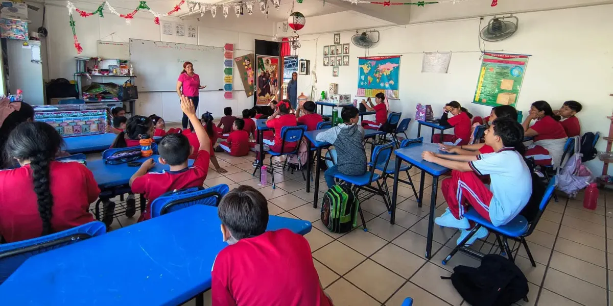 Alumnos de la Primaria Mariano Escobedo recibieron orientación sobre trata, redes sociales y respeto