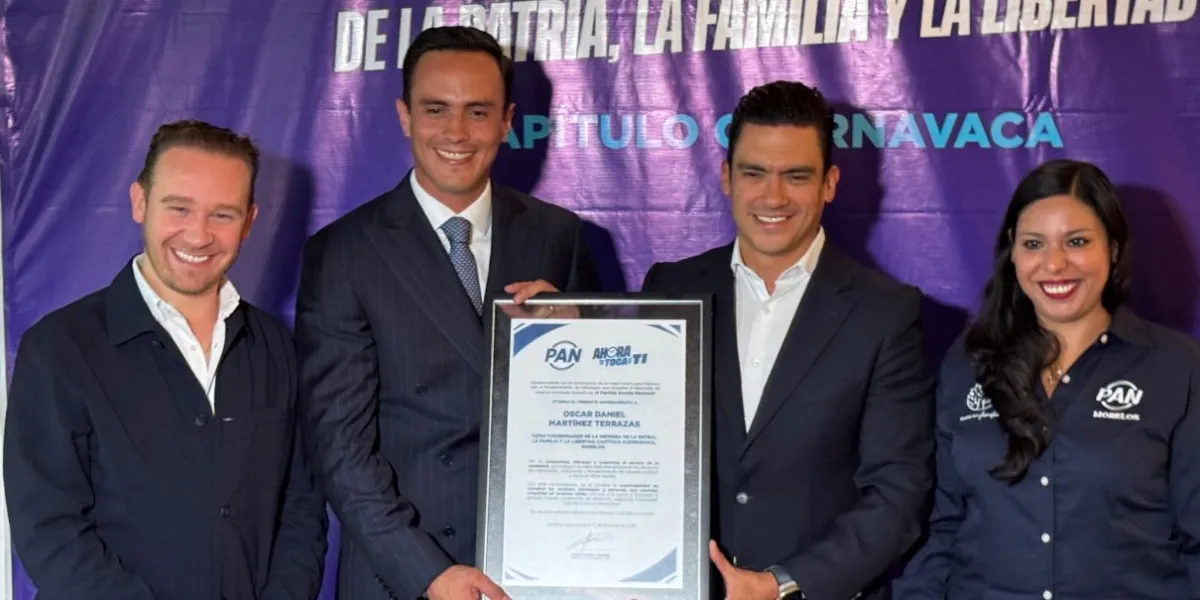 PAN designa a Daniel Martínez Terrazas para encabezar trabajo territorial en Cuernavaca rumbo a 2027