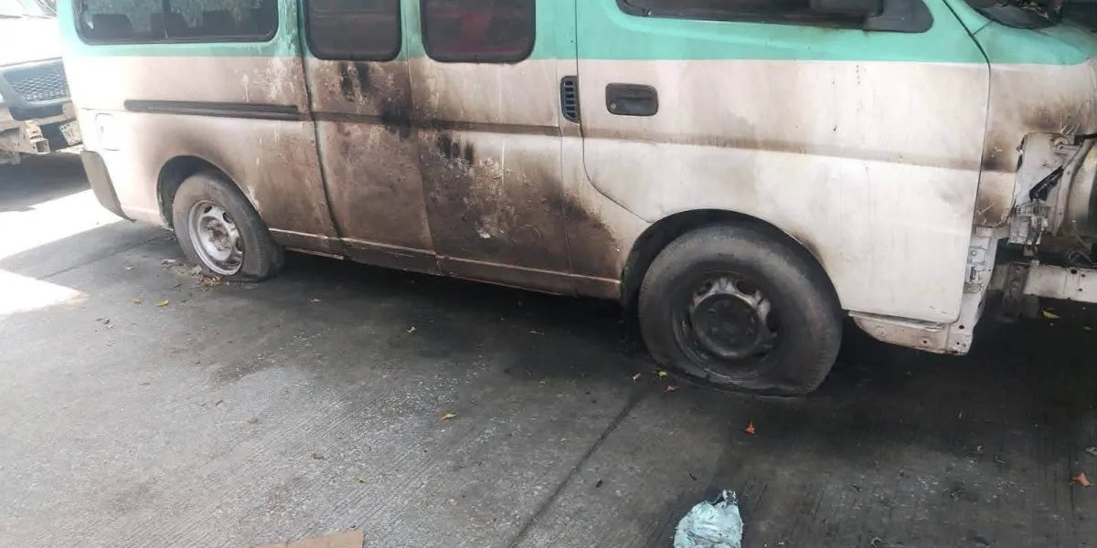 Ruta es incendiada en Cuautla