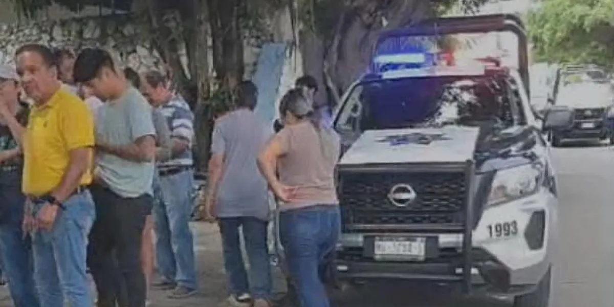 Movilización policiaca en Cuernavaca