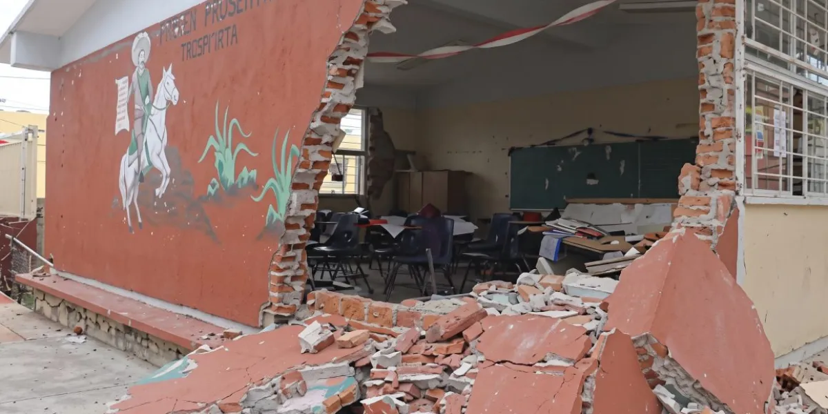 Sismo de 2017 afectan a escuelas en Morelos *CORTESÍA-QM*
