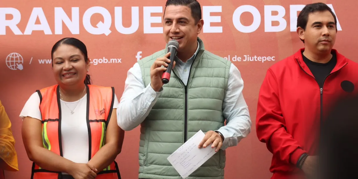 Jiutepec inicia más de 36 obras públicas con una inversión de 56 mdp para mejorar agua potable, calles, drenaje, electricidad y espacios públicos.