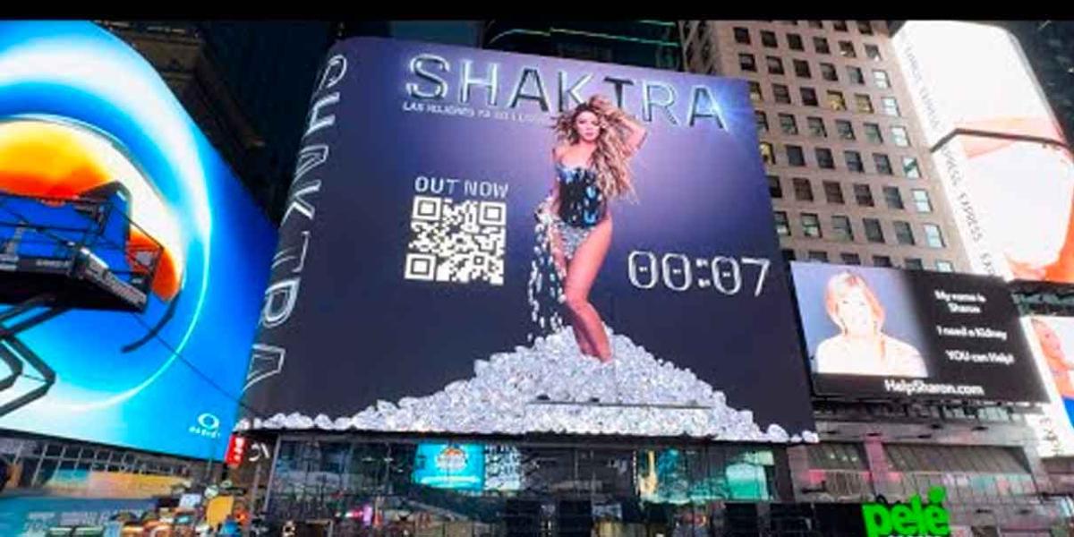 Así fue el mini concierto de Shakira en Times Square